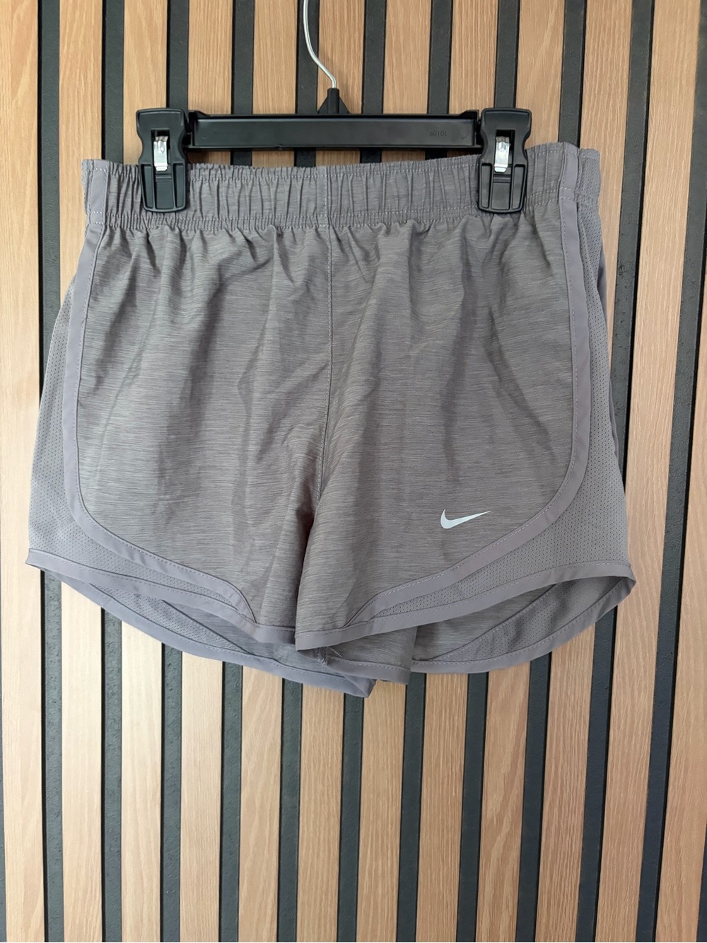 Nike Women's Taupe Athletic Running Shorts